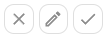 Dismiss, edit or accept