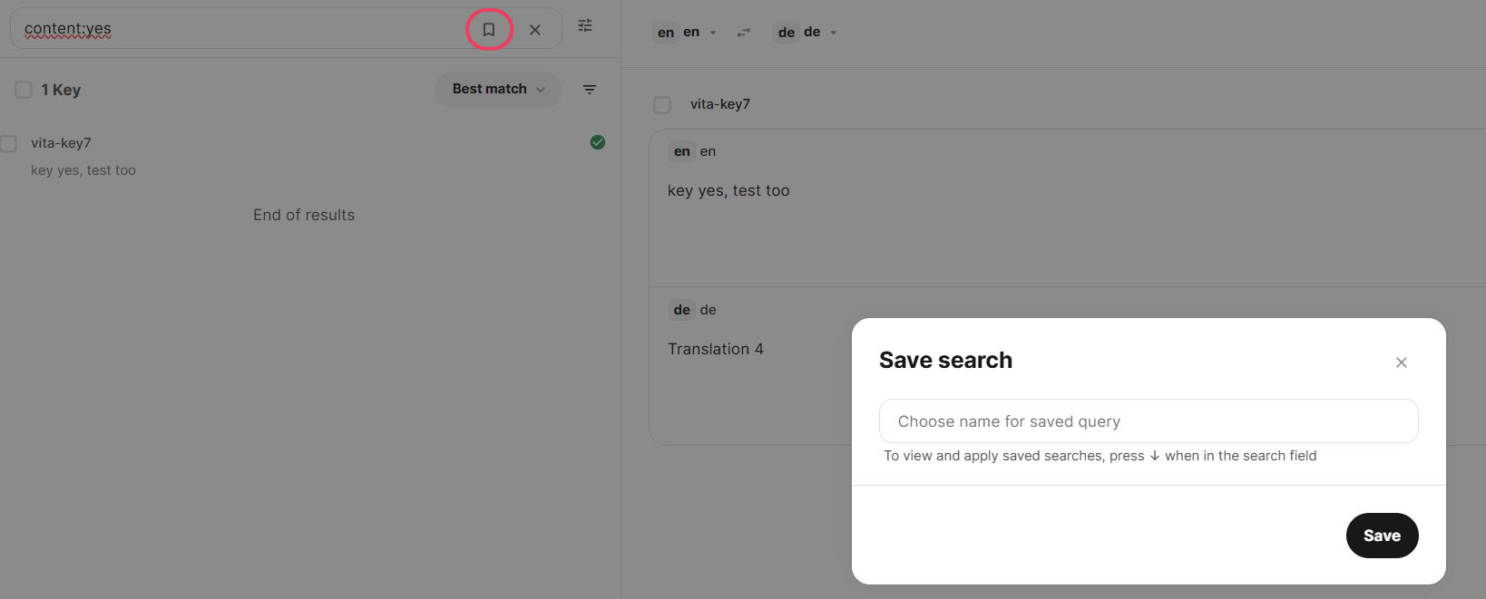 Save Query Notification